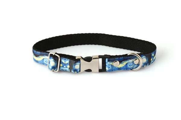 Petzz Gökyüzü Desenli Köpek Boyun Tasması 2x15-25 Cm