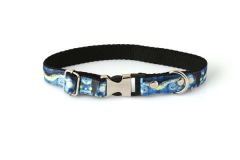 Petzz Gökyüzü Desenli Köpek Boyun Tasması 2x15-25 Cm