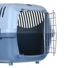 Stefanplast Gulliver 2 Metal Kapılı Kedi ve Küçük Irk Köpek Taşıma Çantası Mavi 55x36x35 Cm