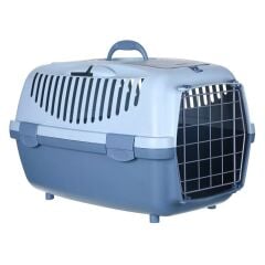 Stefanplast Gulliver 2 Metal Kapılı Kedi ve Küçük Irk Köpek Taşıma Çantası Mavi 55x36x35 Cm