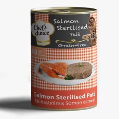 Chefs Choice Kıyılmış Somonlu Kısırlaştırılmış Konserve Kedi Maması 400 Gr