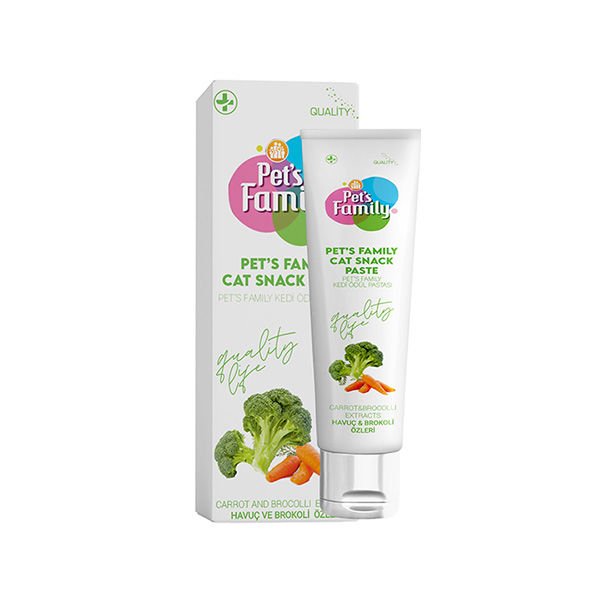 Pets Family Kedi Ödül Havuçlu Brokoli Paste 30 Gr