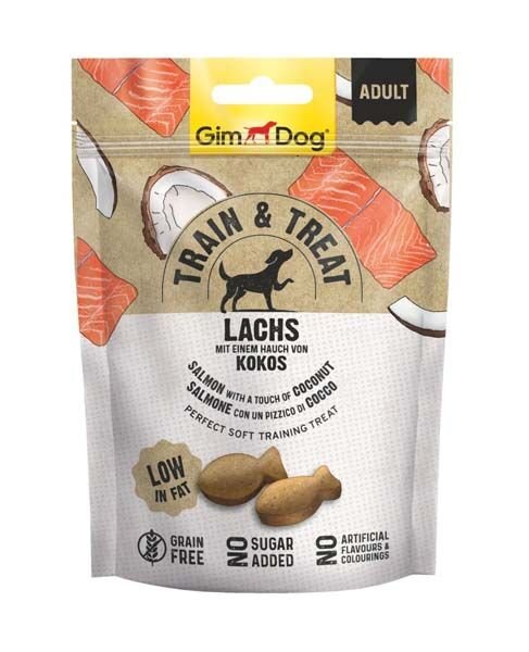 Gimdog Somon Balıklı Ve Hindistan Cevizli Köpek Ödül Bisküvisi 125 Gr