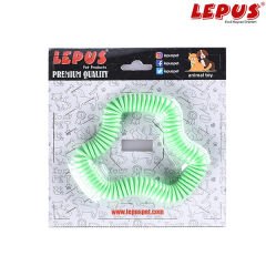 Lepus Ağız ve Diş Sağlığı İçin Altıgen Halka Köpek Oyuncağı Yeşil 13x7h cm