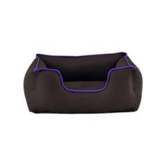 Pet Comfort Alpha Outdoor Kedi ve Köpek Yatağı Kahverengi/Mor Small 60x50 Cm
