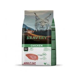 Bravery Tavuklu Tahılsız Kısırlaştırılmış Kedi Maması 2 Kg