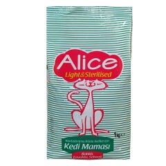Alice Light Kısırlaştırılmış Somon Ve Karidesli Yetişkin Kedi Maması 1 Kg