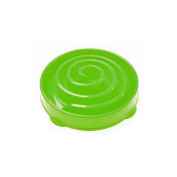 Pawise Dog Swirl Slow Feeder Yavaş Yeme Mama Kabı Small Yeşil