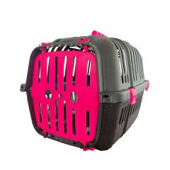 Petzz Kedi ve Köpek Taşıma Çantası Pembe 25x28x45 Cm