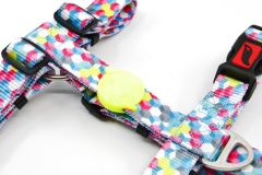 Tailpetz Cube Desenli Köpek Göğüs Tasması Small 24-38x32-51 Cm