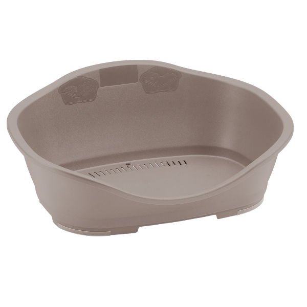 Stefanplast Sleeper Sert Plastik Kedi ve Köpek Yatağı Vizon 80.5x55x32 Cm No:3