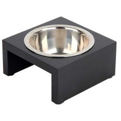 Pawise Ahşap Standlı Ayaklı Kedi ve Köpek Mama Kabı 350 Ml