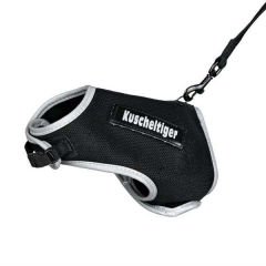 Trixie Soft Harness Kedi Göğüs Tasma Seti Siyah 20 Mm 24-42 Cm