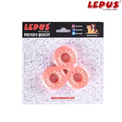Lepus Ağız ve Diş Sağlığı İçin Stres Çarkı Köpek Oyuncağı Turuncu 13x7h cm