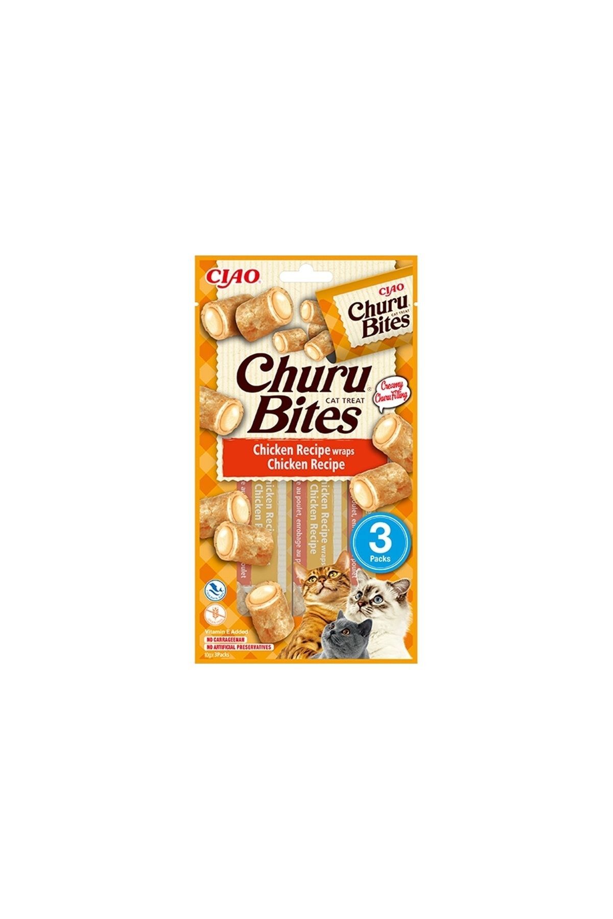 Ciao Churu Bites Tavuk Sargılı Kedi Ödül Maması 3 X 10 gr