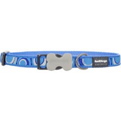 Red Dingo Circadelic Desenli Köpek Boyun Tasması Mavi 20 Mm
