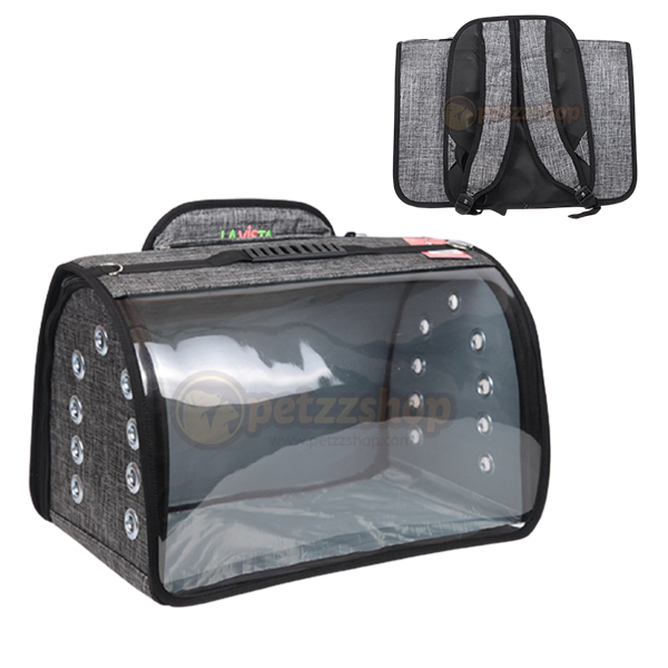 Lavista Tomris Jumbo Pet Taşıma Çantası Gri 50x32x32h Cm