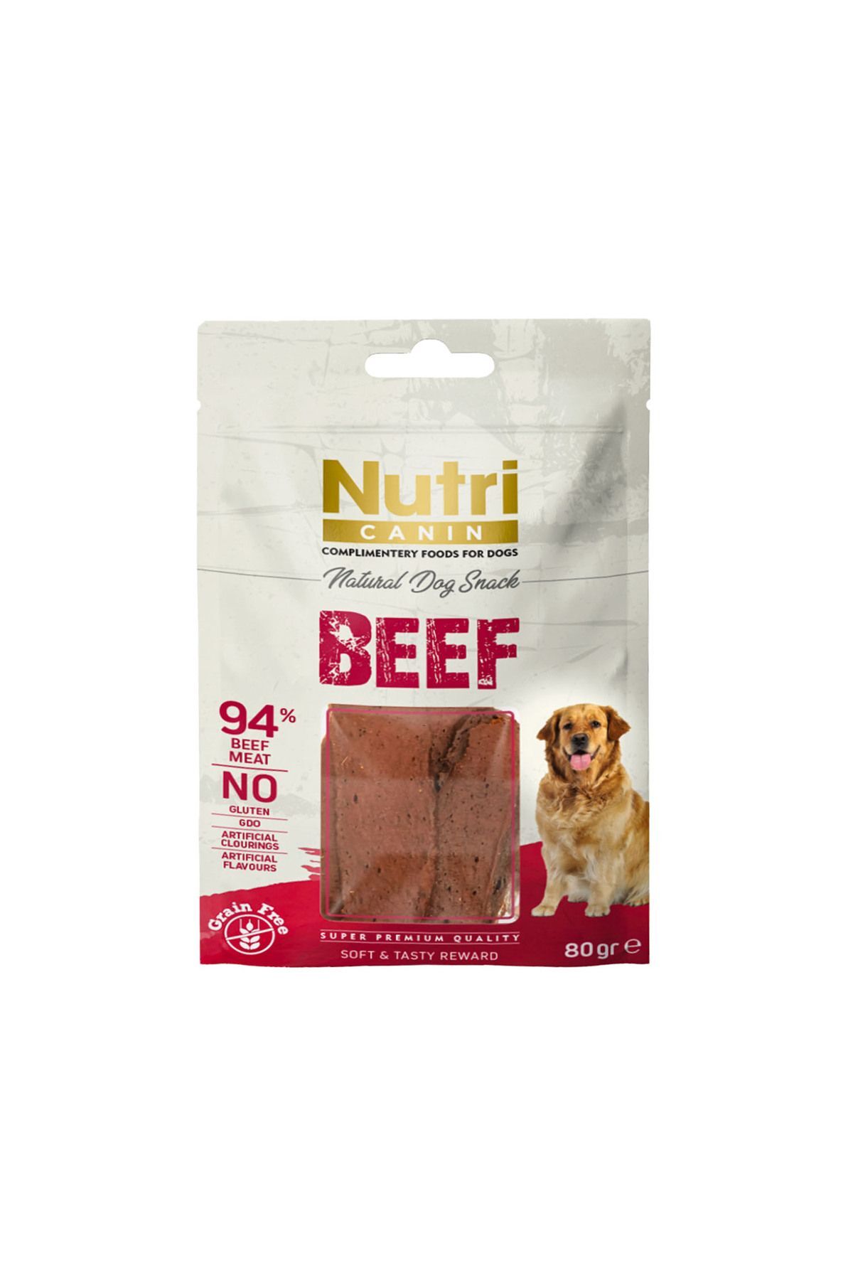 Nutri Canin Sığır Etli Tahılsız Köpek Ödülü 80 Gr