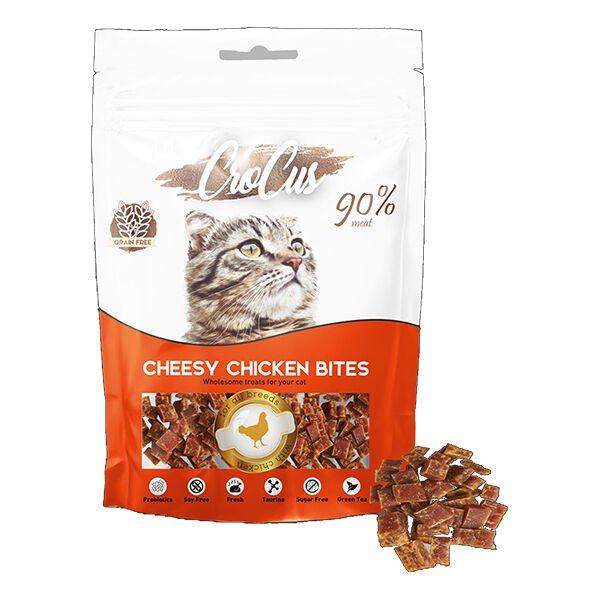 Crocus Bites Tavuklu Tahılsız Kedi Ödül Maması 80 Gr