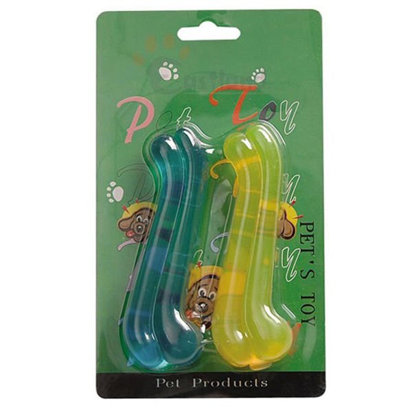 Eastland Plastik Diş Kaşıma Kemiği Köpek Oyuncağı 2 Adet 12 Cm