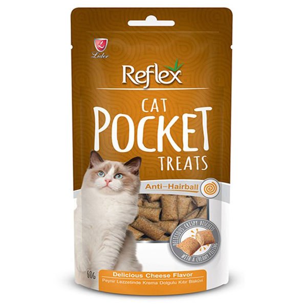Reflex Hairball Malt Pocket Sığır Etli Kedi Ödül Maması 60 Gr