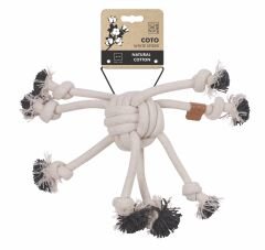 M-Pets Coto Spider Örgü Köpek Oyuncağı 38 Cm Beyaz