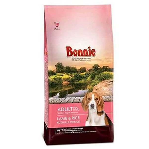 Bonnie Adult Kuzulu ve Pirinçli Yetişkin Köpek Maması 2.5 Kg