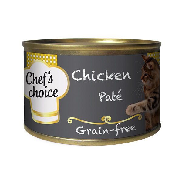 Chefs Choice Kıyılmış Tavuk Etli Konserve Kedi Maması 80 Gr