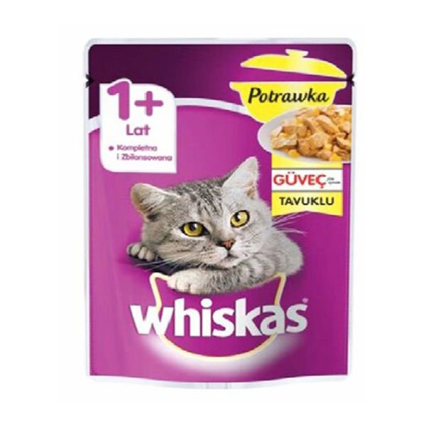 Whiskas Tavuklu Güveç Pouch Konserve Kedi Maması 1 Adet 85 Gr