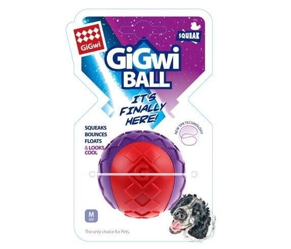 Gigwi  Ball Sesli Sert Top Köpek Oyuncağı 6 cm