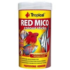 Tropical Red Mico Colour Sticks Kan Kurdu İçerikli Ekstrüde Balık Yemi 5 Lt 1.7 Kg