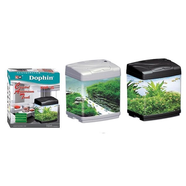 Dophin Plastik Işıklı ve Filtreli Akvaryum Seti 31x20x40 Cm