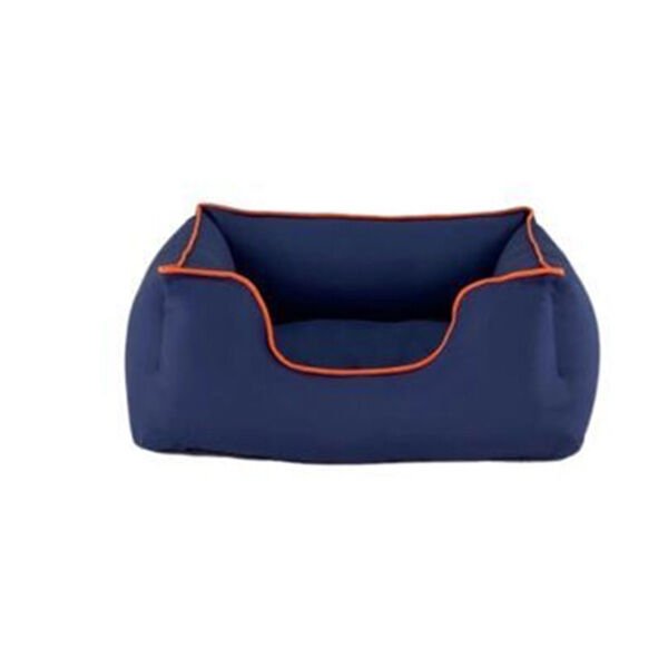 Pet Comfort Alpha Outdoor Kedi ve Köpek Yatağı Deniz Mavisi/Turuncu Small 60x50 Cm
