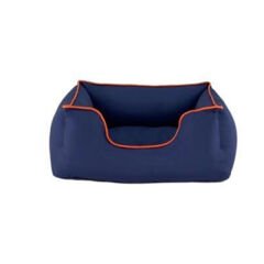 Pet Comfort Alpha Outdoor Kedi ve Köpek Yatağı Deniz Mavisi/Turuncu Small 60x50 Cm