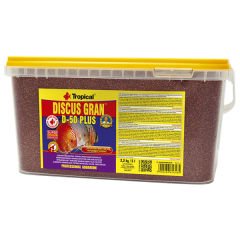 Tropical Discus Gran D-50 Plus Discus Balıkları için Renklendirici Granül Balık Yemi 5 Lt 2.2 Kg