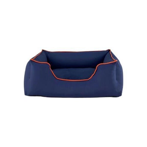 Pet Comfort Alpha Outdoor Kedi ve Köpek Yatağı Deniz Mavisi/Turuncu Medium 80x65 Cm