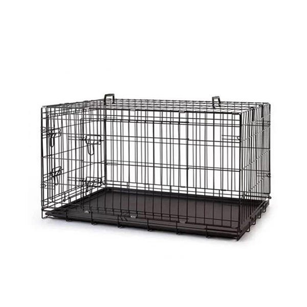 Aqua Boutique Metal Kedi ve Köpek Kafesi Siyah 91x61x66 Cm