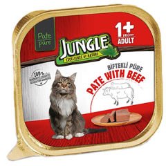 Jungle Dana Etli Pate Yetişkin Konserve Kedi Maması 100 Gr
