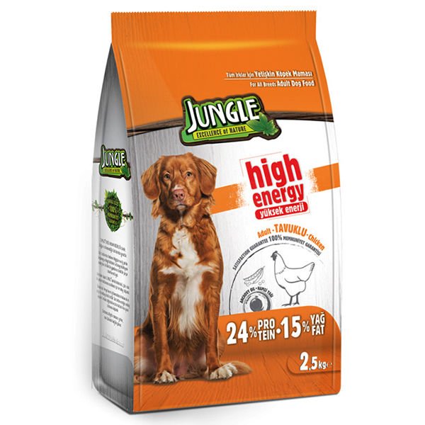 Jungle Tavuklu Yetişkin Köpek Maması 2.5 Kg