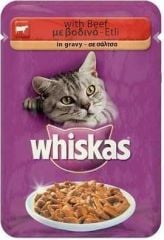 Whiskas Pouch Biftekli Yetişkin Konserve Kedi Maması 100 Gr