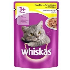 Whiskas Pouch Tavuklu Yetişkin Kedi Konserve Maması 100 Gr