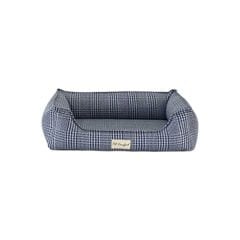 Pet Comfort Delta Varius Kedi ve Köpek Yatağı Kareli Mavi Small 60x75 Cm