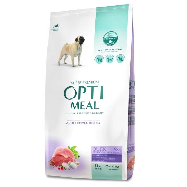Optimeal Small Breed Ördekli Küçük Irk Yetişkin Köpek Maması 12 Kg