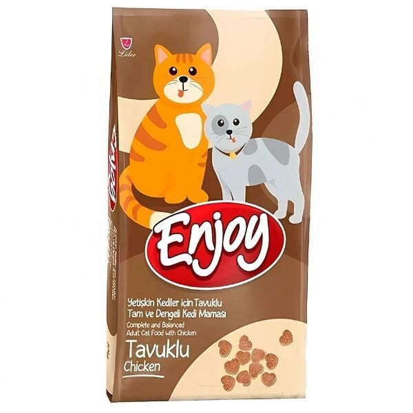Enjoy Tavuklu Yetişkin Kedi Maması 15 Kg