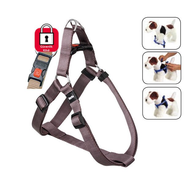 Karlie Kilitli Köpek Boyun Tasması Medium Gri 25 Mm 40-70 Cm