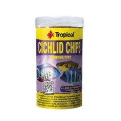 Tropical Cichlid Chips Cichlid Balıkları için Renklendirici Cips Balık Yemi 5 Lt 2.6 Kg