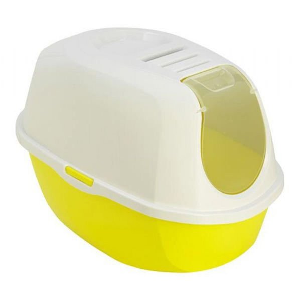 Moderna Smart Kapalı Kedi Tuvaleti Sarı 40x54x41h cm