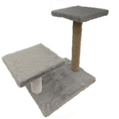 Petzz Kedi Tırmalama Tahtası Gri 28-42hx45x33 Cm