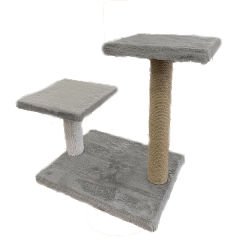 Petzz Kedi Tırmalama Tahtası Gri 28-42hx45x33 Cm