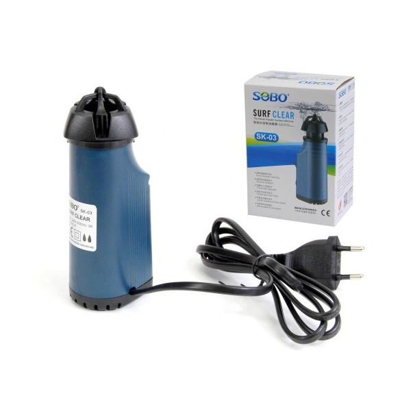 Sobo Akvaryum SK-03 Yüzey Temizleyici Filtre 3W 200 Lt